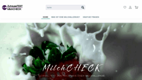 What Milchcheck.de website looked like in 2019 (5 years ago)