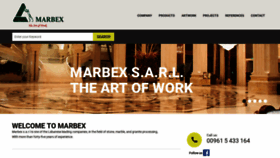 What Marbex-lb.com website looked like in 2019 (5 years ago)