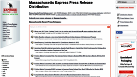 What Massachusetts-press-release.com website looked like in 2019 (5 years ago)