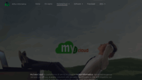 What Mydatacloud.it website looked like in 2019 (6 years ago)