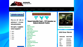 What Matematikkolay.net website looked like in 2019 (5 years ago)