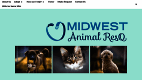 What Midwestanimalresq.org website looked like in 2019 (5 years ago)
