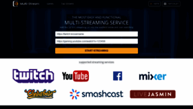 What Multi-stream.tv website looked like in 2019 (5 years ago)