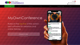 What Myownconference.email website looked like in 2019 (5 years ago)