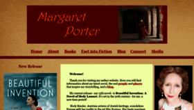 What Margaretporter.com website looked like in 2019 (5 years ago)