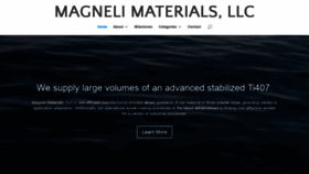 What Magnelimaterials.com website looked like in 2019 (5 years ago)