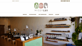 What Missylui.com.au website looked like in 2019 (5 years ago)