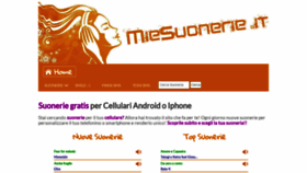 What Miesuonerie.it website looked like in 2019 (5 years ago)