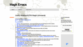 What Magikemacs.com website looked like in 2019 (5 years ago)