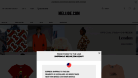 What Melijoe.us website looked like in 2019 (5 years ago)