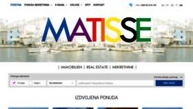 What Matisse-immobilie.com website looked like in 2019 (5 years ago)