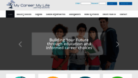 What Mycareermylife.co.za website looked like in 2019 (5 years ago)
