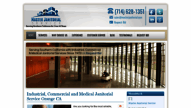 What Masterjanitorial.com website looked like in 2019 (5 years ago)