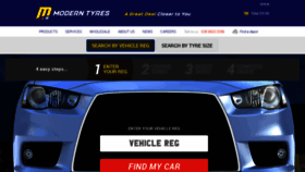 What Moderntyres.com website looked like in 2019 (5 years ago)