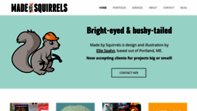 What Madebysquirrels.com website looked like in 2019 (5 years ago)
