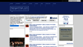 What Myhangarchat.com website looked like in 2019 (5 years ago)