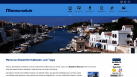 What Menorca-web.de website looked like in 2019 (5 years ago)