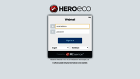 What Mail.heroeco.com website looked like in 2019 (5 years ago)