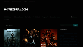 What Moviespapa.com website looked like in 2019 (5 years ago)