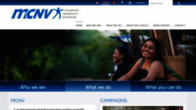 What Mcnv.org website looked like in 2019 (5 years ago)