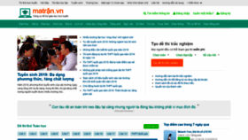What Matran.edu.vn website looked like in 2019 (5 years ago)