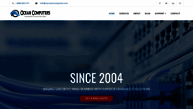 What Myoceancomputers.com website looked like in 2019 (5 years ago)