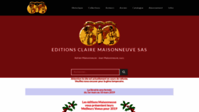What Maisonneuve-adrien.com website looked like in 2019 (5 years ago)