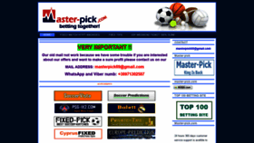 What Master-pick.com website looked like in 2019 (5 years ago)