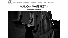 What Marionwaterkeyn.com website looked like in 2019 (5 years ago)