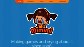 What Mimimi.games website looked like in 2019 (5 years ago)
