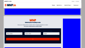 What Mnp.in website looked like in 2019 (5 years ago)
