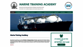 What Marinetrainingacademy.com website looked like in 2019 (5 years ago)