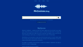What Mp3juices.blog website looked like in 2019 (5 years ago)