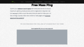What Masspings.com website looked like in 2019 (5 years ago)