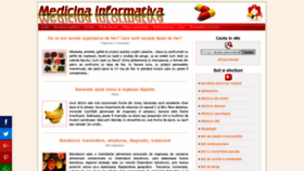 What Medicina-informativa.com website looked like in 2019 (5 years ago)