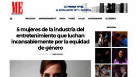What Mujerejecutiva.com.mx website looked like in 2019 (5 years ago)