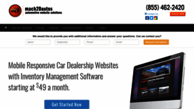What Mach20autos.com website looked like in 2019 (5 years ago)