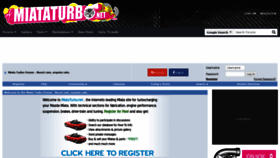 What Miataturbo.net website looked like in 2019 (5 years ago)