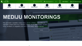 What Monitorings.leta.lv website looked like in 2019 (5 years ago)