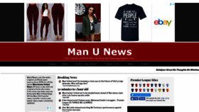 What Manunews.com website looked like in 2019 (5 years ago)