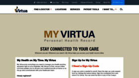 What Myvirtua.org website looked like in 2019 (5 years ago)