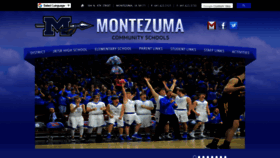 What Montezuma-schools.org website looked like in 2019 (5 years ago)