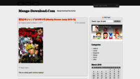 What Manga-download.com website looked like in 2019 (5 years ago)