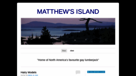 What Mattsko.com website looked like in 2019 (5 years ago)