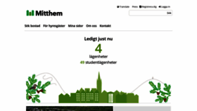 What Mitthem.se website looked like in 2019 (5 years ago)