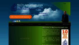 What Mychurchgrowth.com website looked like in 2019 (5 years ago)