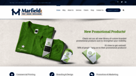 What Marfield.com website looked like in 2019 (5 years ago)