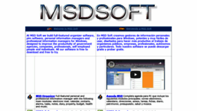 What Msdsoft.com website looked like in 2019 (5 years ago)