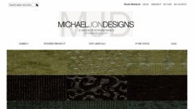What Michaeljondesigns.com website looked like in 2019 (5 years ago)