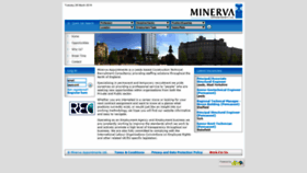 What Minervaappointments.com website looked like in 2019 (5 years ago)